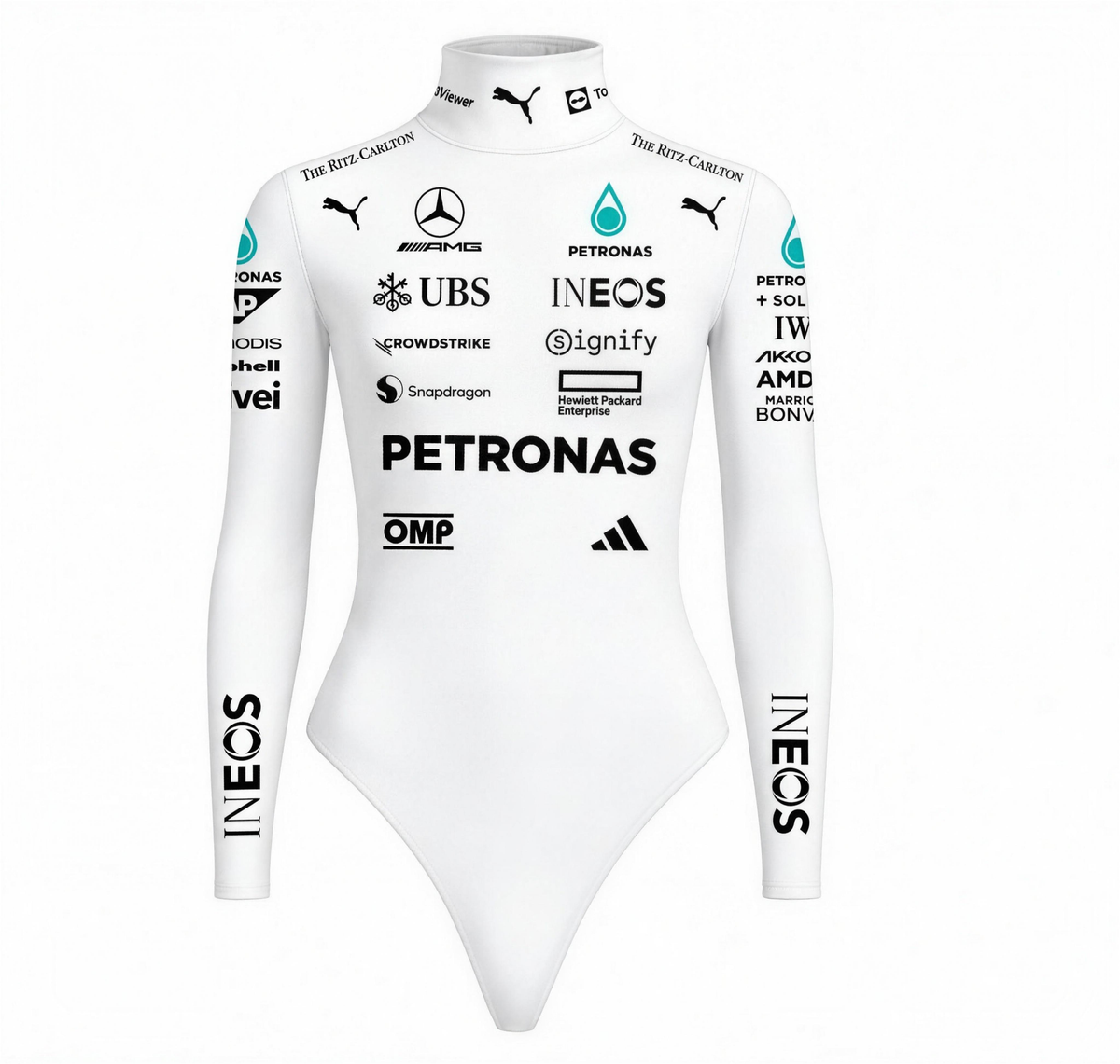 Kimi F1 2026 Women Bodysuit - White