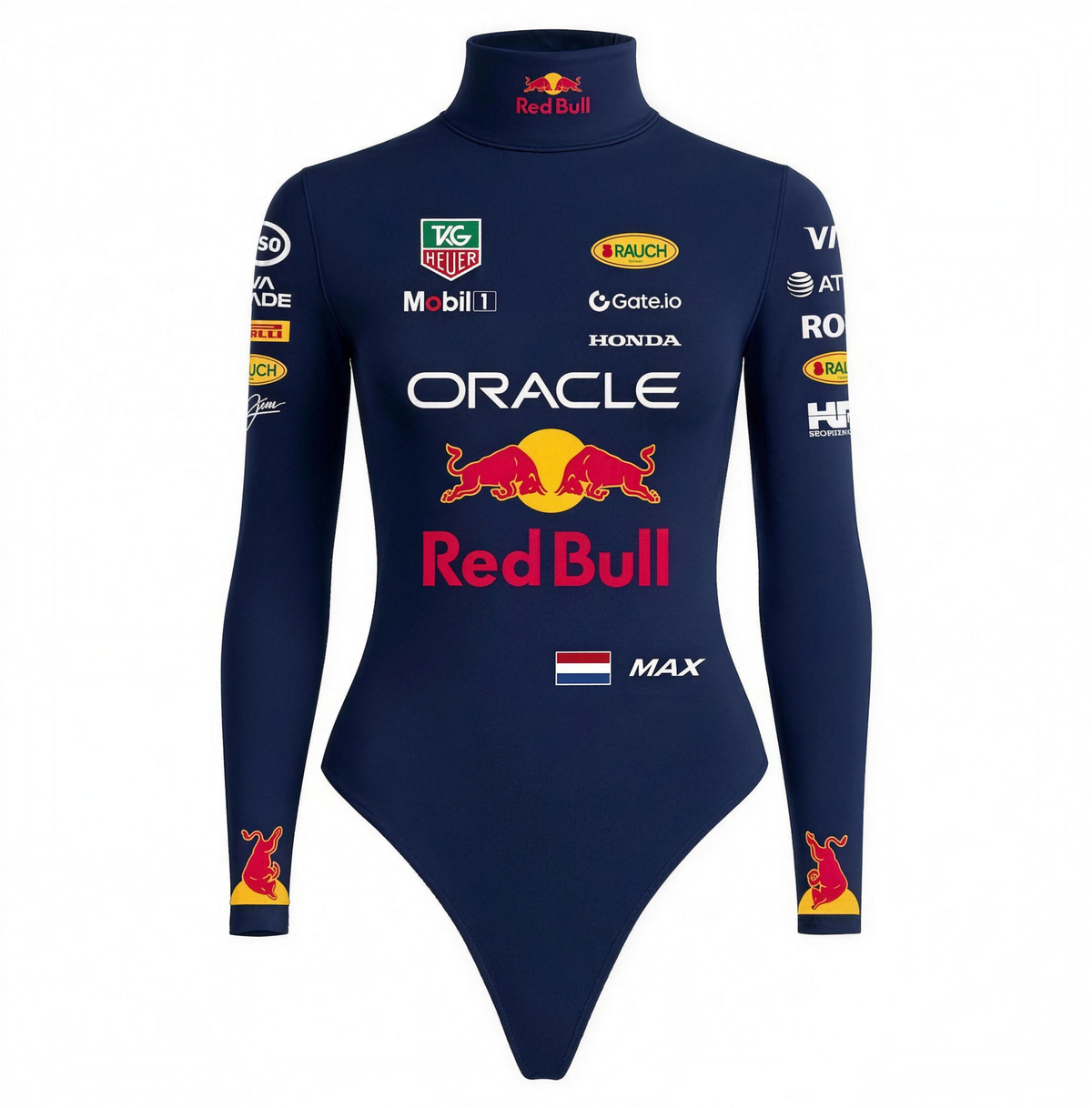 Max Verstappen 2025 F1 Women Bodysuit - Blue