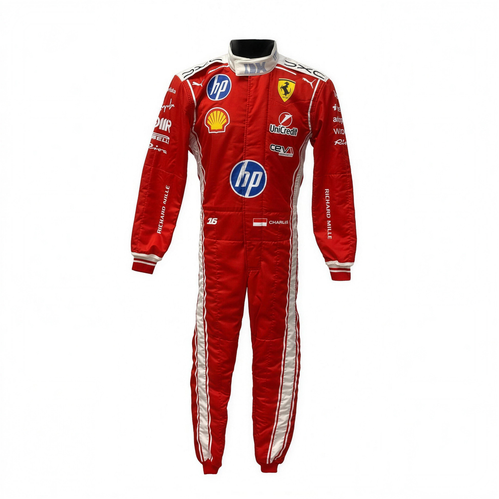 Leclerc F1 2026 Racing Suit - Red