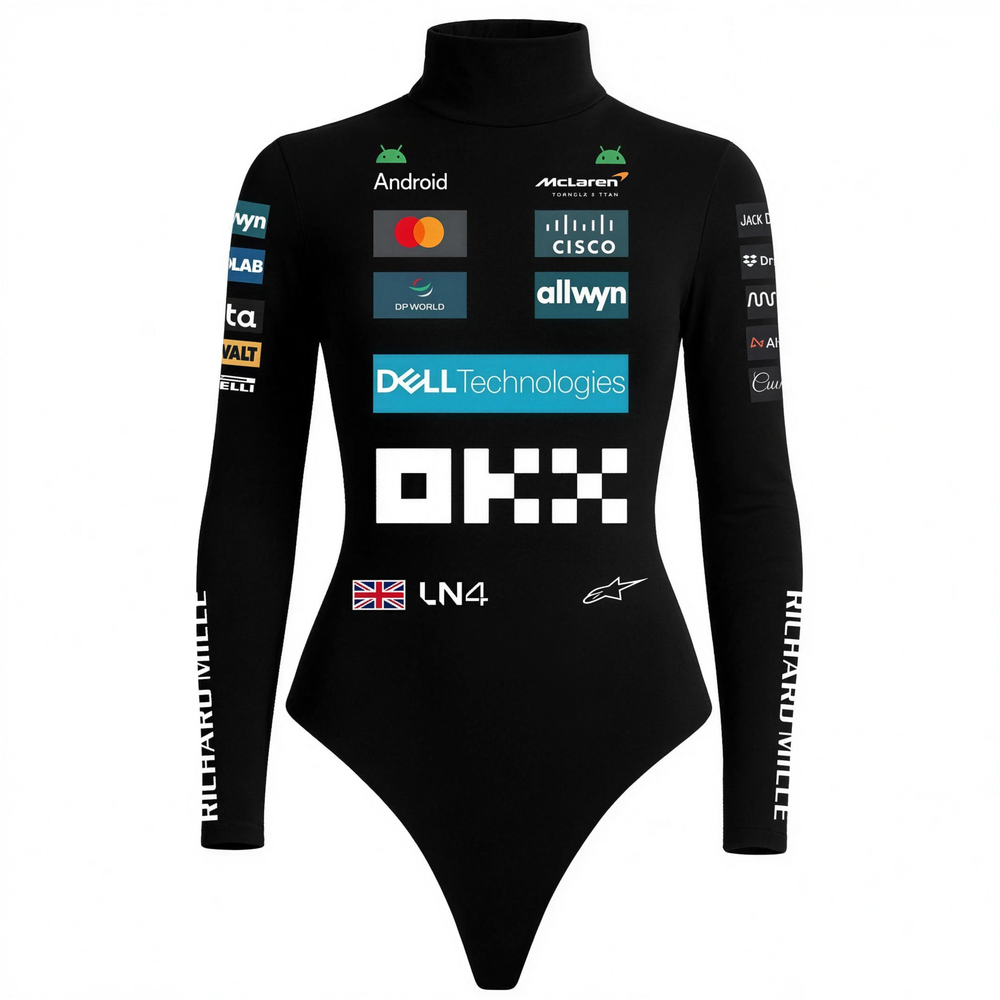Lando Norris F1 2026 Women Bodysuit - Black