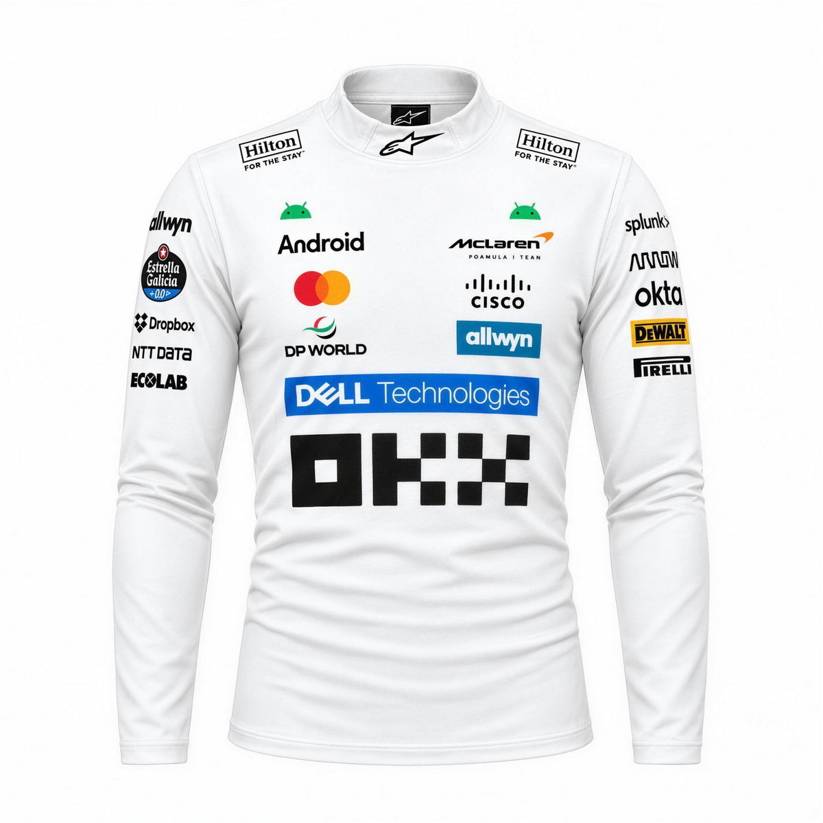 Lando Norris F1 2026 Longsleeve Shirt - White