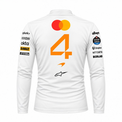 Lando Norris F1 2026 Longsleeve Shirt - White