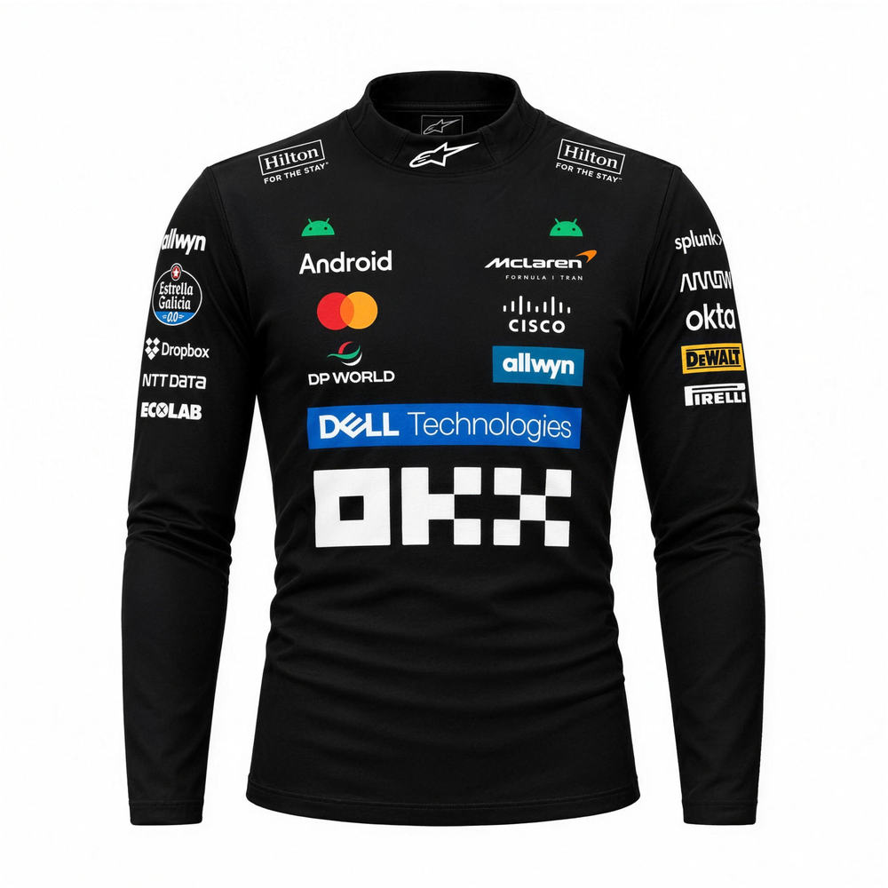 Lando Norris F1 2026 Longsleeve Shirt - Black